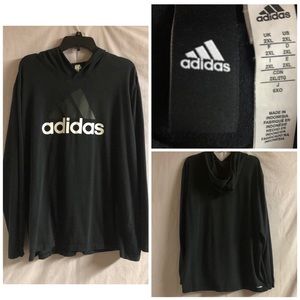 Adidas Climalite black hoodie